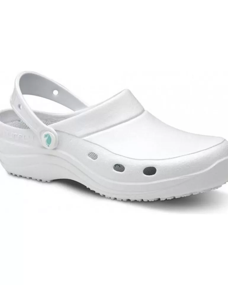 FELIZ CAMINAR Zuecos De Mujer Y Hombre Zueco Laboral Sirocos - Naturfly Blanco Best Sale