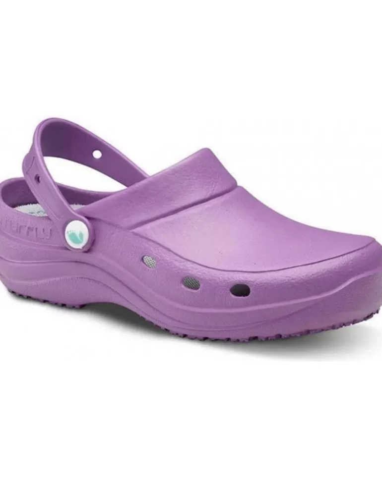 FELIZ CAMINAR Zuecos De Mujer Y Hombre Zueco Laboral Sirocos - Naturfly Morado Shop