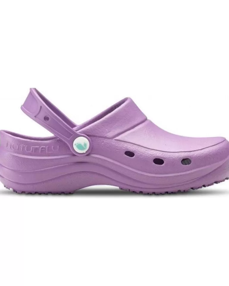 FELIZ CAMINAR Zuecos De Mujer Y Hombre Zueco Laboral Sirocos - Naturfly Morado Shop