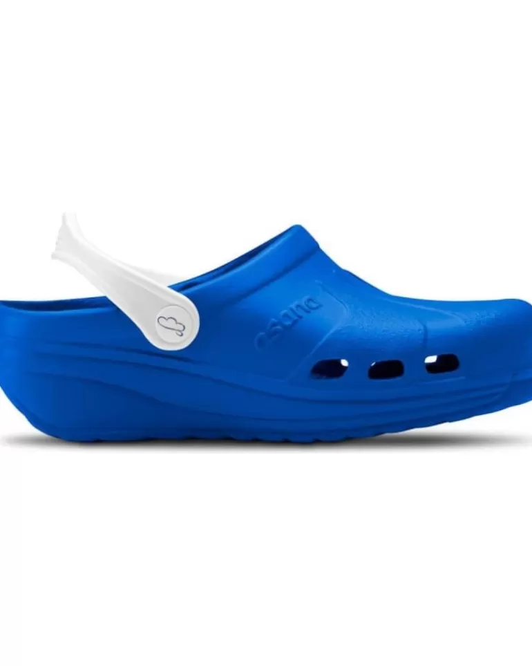 FELIZ CAMINAR Zuecos De Mujer Y Hombre Zuecos Sanitarios Asana - Azul New