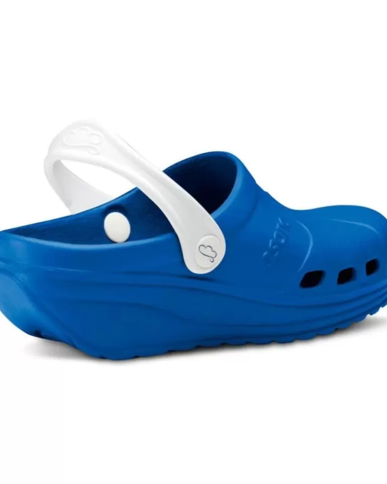 FELIZ CAMINAR Zuecos De Mujer Y Hombre Zuecos Sanitarios Asana - Azul New