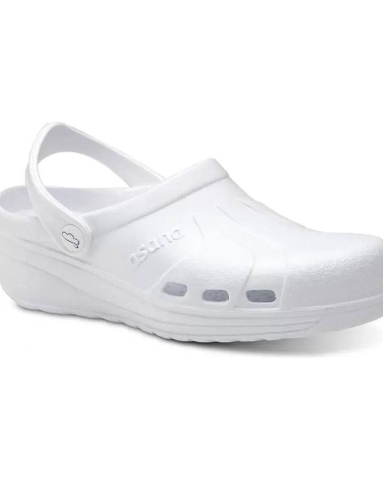 FELIZ CAMINAR Zuecos De Mujer Y Hombre Zuecos Sanitarios Asana - Blanco Clearance
