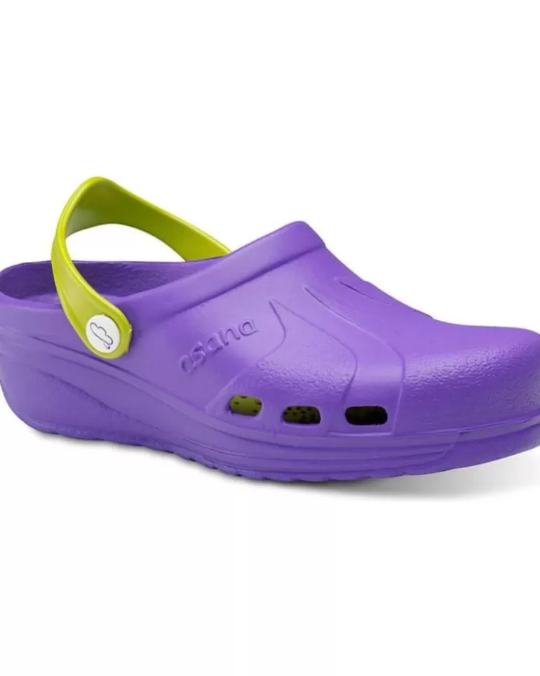 FELIZ CAMINAR Zuecos De Mujer Y Hombre Zuecos Sanitarios Asana - Morado Best