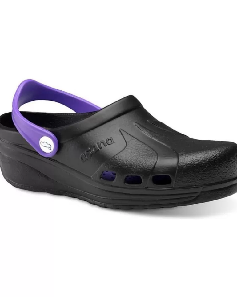 FELIZ CAMINAR Zuecos De Mujer Y Hombre Zuecos Sanitarios Asana - Negro Best