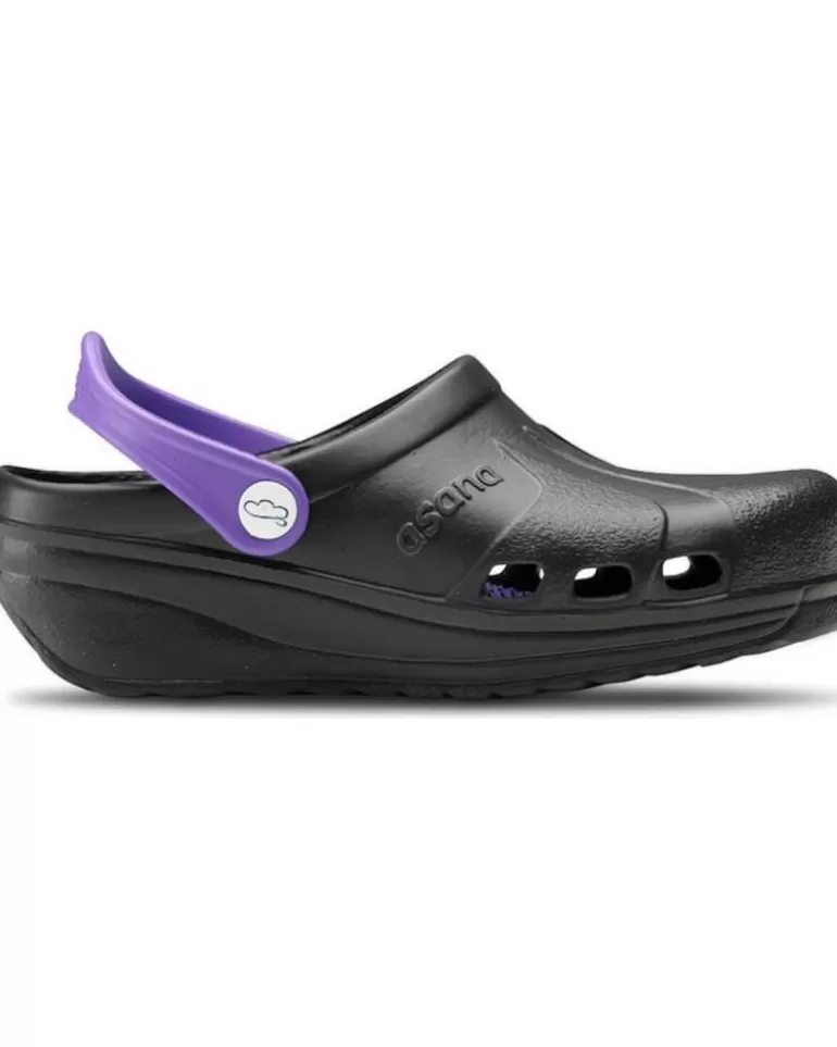 FELIZ CAMINAR Zuecos De Mujer Y Hombre Zuecos Sanitarios Asana - Negro Best