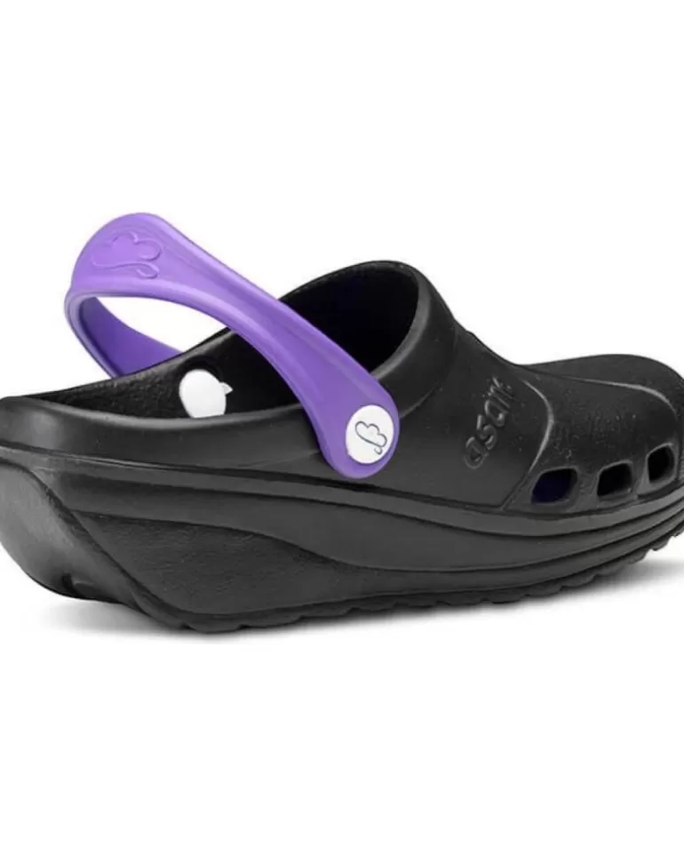 FELIZ CAMINAR Zuecos De Mujer Y Hombre Zuecos Sanitarios Asana - Negro Best