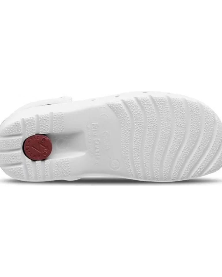 FELIZ CAMINAR Zuecos De Mujer Y Hombre Zuecos Sanitarios Flotantes Antiestticos - Blanco Best Sale