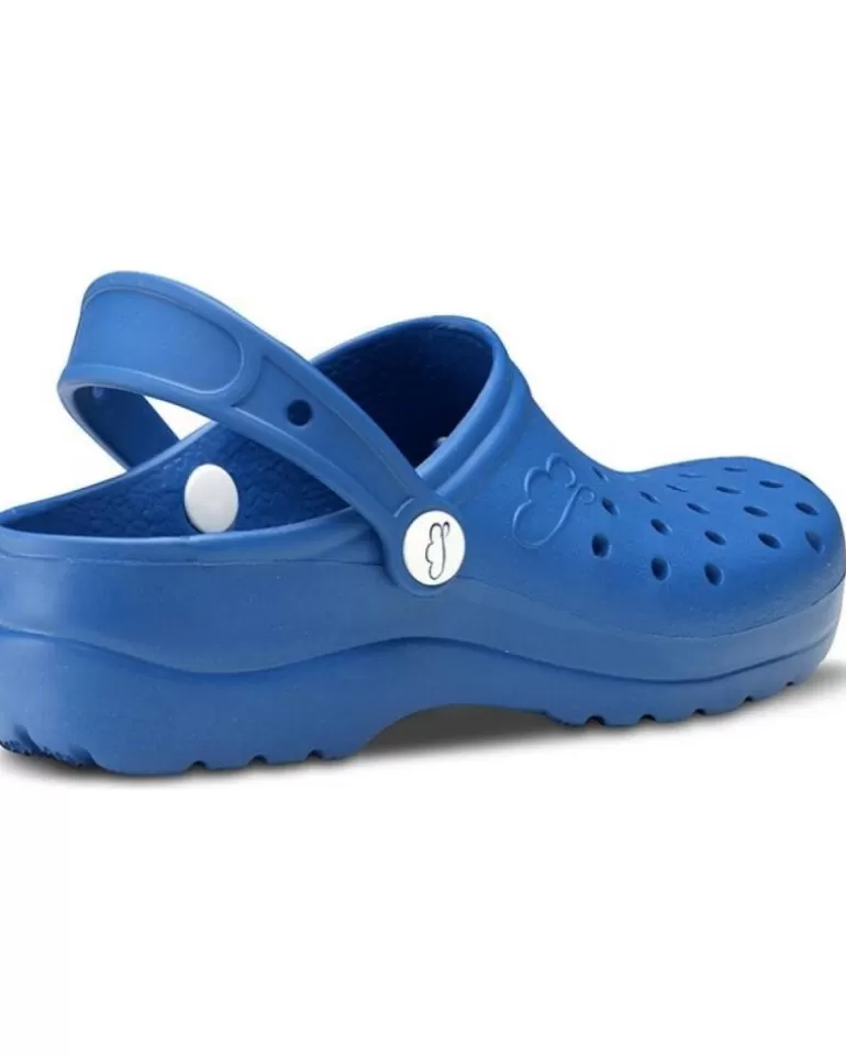 FELIZ CAMINAR Zuecos De Mujer Y Hombre Zuecos Sanitarios Flotantes Gruyere - Azul Sale
