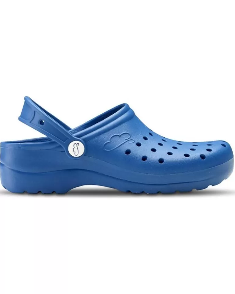 FELIZ CAMINAR Zuecos De Mujer Y Hombre Zuecos Sanitarios Flotantes Gruyere - Azul Sale