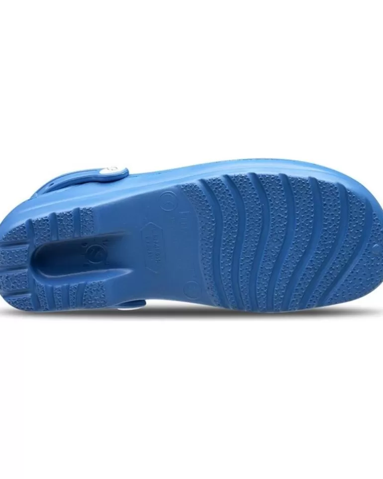 FELIZ CAMINAR Zuecos De Mujer Y Hombre Zuecos Sanitarios Flotantes Gruyere - Azul Sale