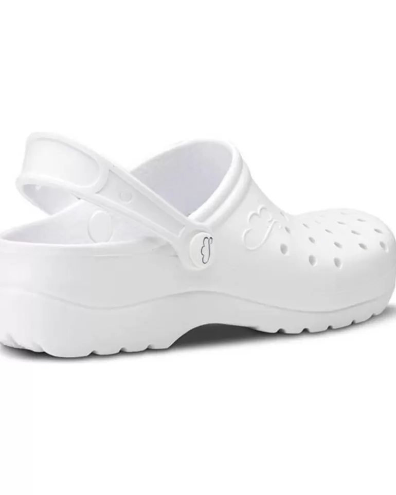 FELIZ CAMINAR Zuecos De Mujer Y Hombre Zuecos Sanitarios Flotantes Gruyere - Blanco Sale