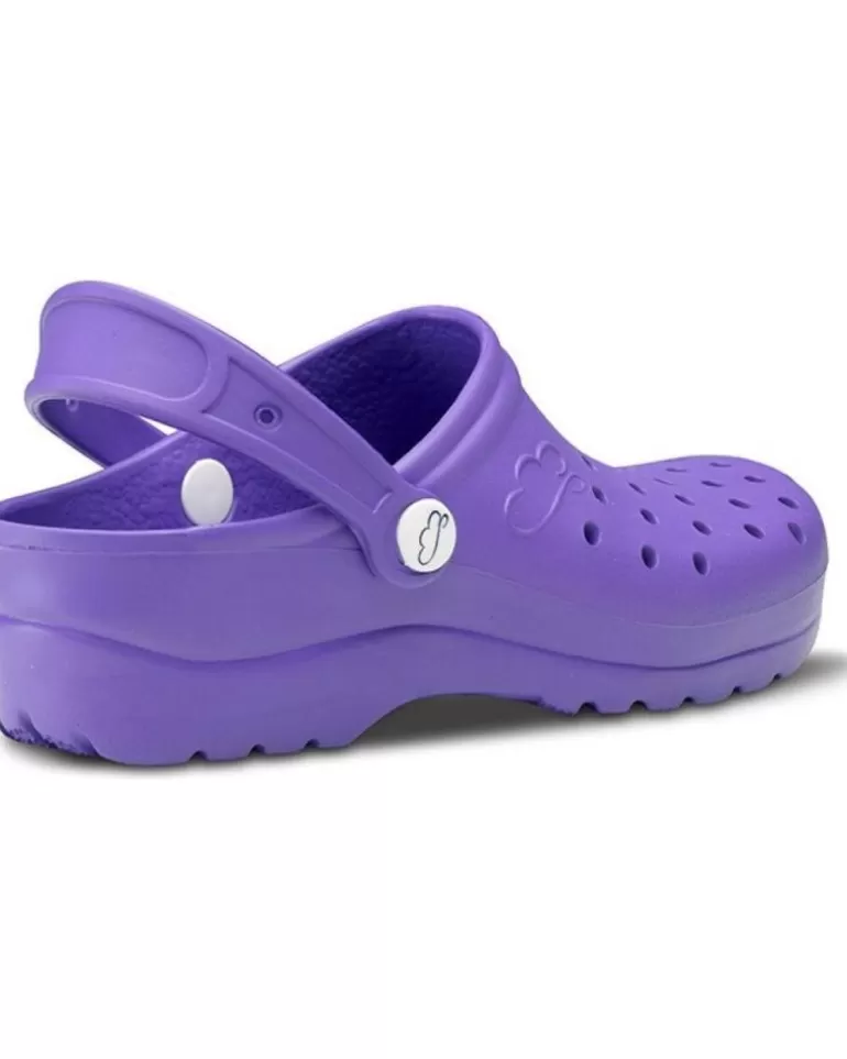 FELIZ CAMINAR Zuecos De Mujer Y Hombre Zuecos Sanitarios Flotantes Gruyere - Morado Best Sale