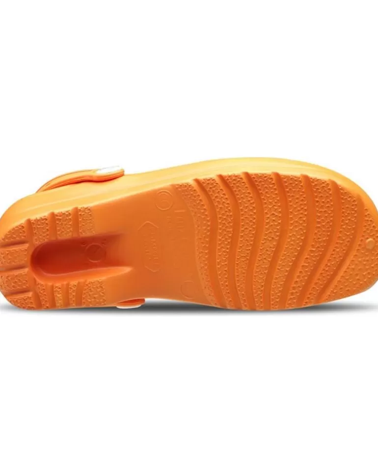 FELIZ CAMINAR Zuecos De Mujer Y Hombre Zuecos Sanitarios Flotantes Gruyere - Naranja Hot