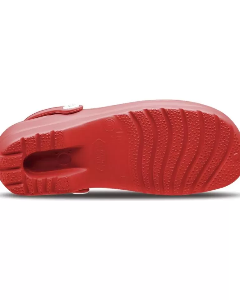 FELIZ CAMINAR Zuecos De Mujer Y Hombre Zuecos Sanitarios Flotantes Gruyere - Rojo Online