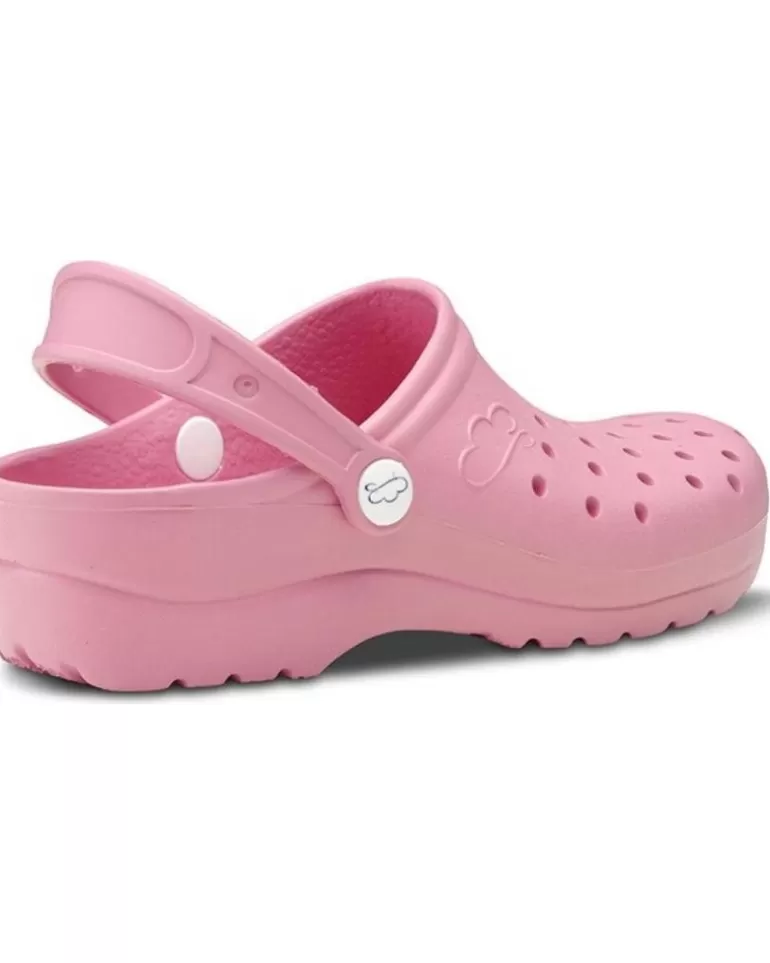 FELIZ CAMINAR Zuecos De Mujer Y Hombre Zuecos Sanitarios Flotantes Gruyere - Rosa Hot