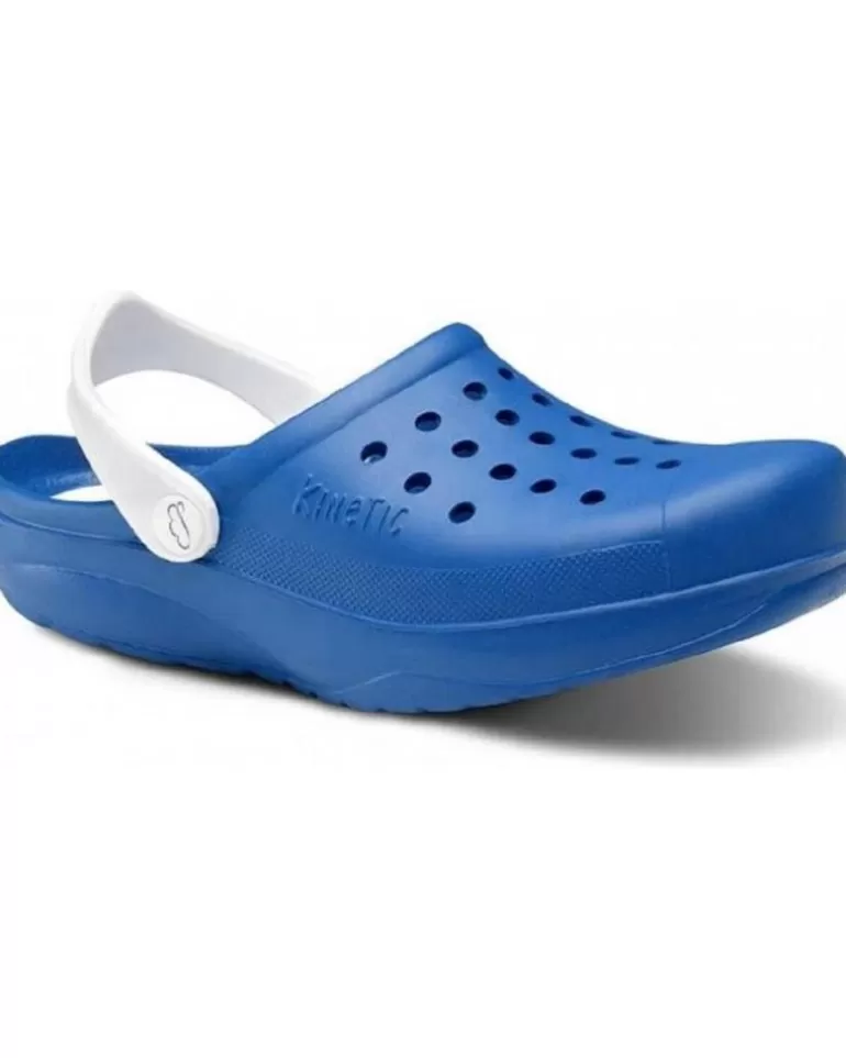 FELIZ CAMINAR Zuecos De Mujer Y Hombre Zuecos Sanitarios Kinetic - Azul Store