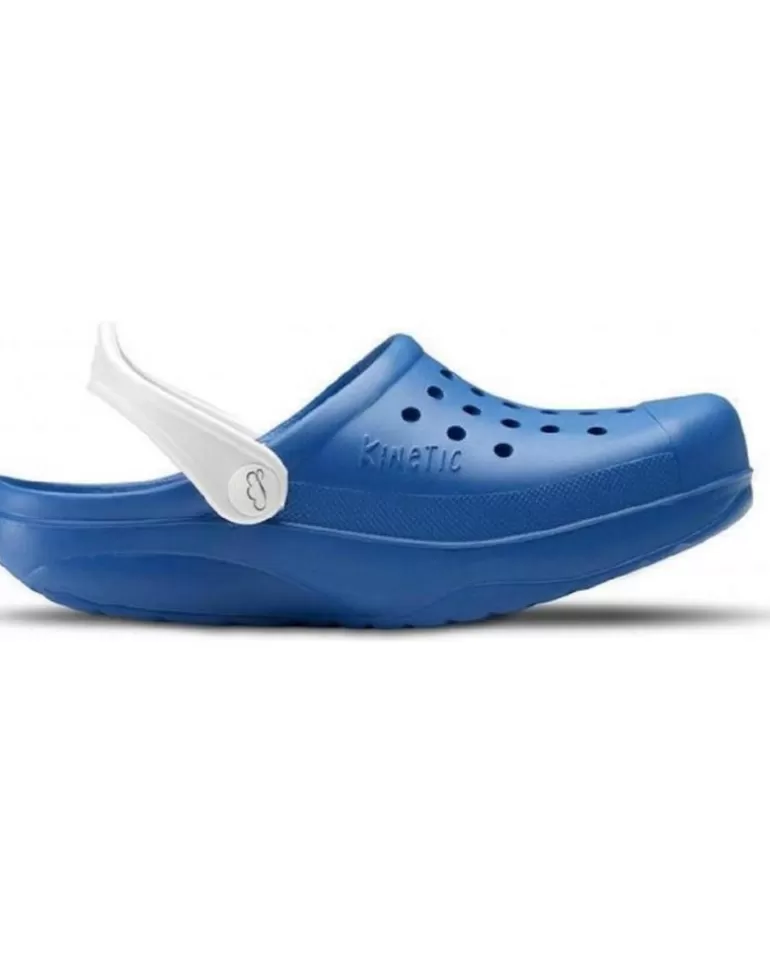 FELIZ CAMINAR Zuecos De Mujer Y Hombre Zuecos Sanitarios Kinetic - Azul Store