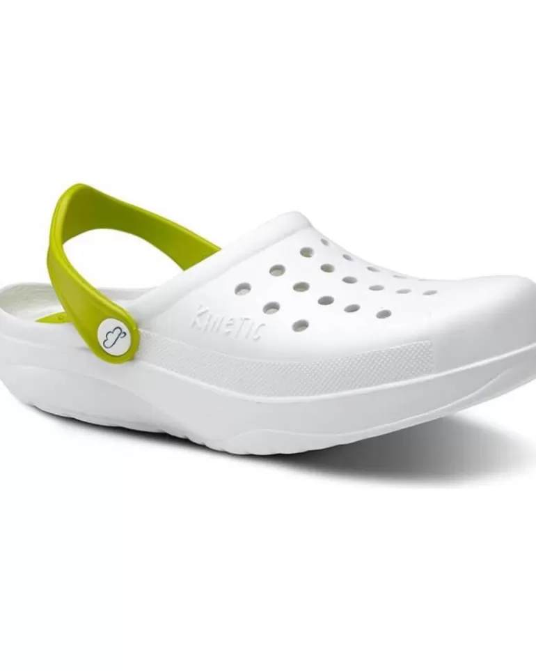 FELIZ CAMINAR Zuecos De Mujer Y Hombre Zuecos Sanitarios Kinetic - Blanco Outlet