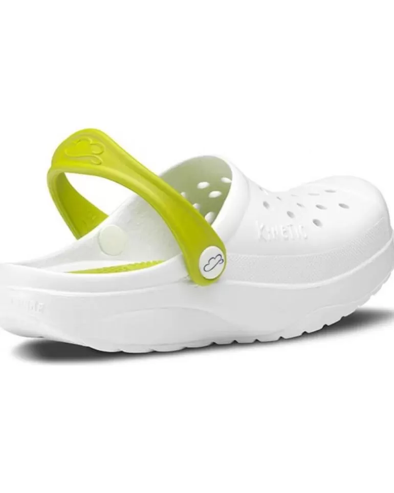 FELIZ CAMINAR Zuecos De Mujer Y Hombre Zuecos Sanitarios Kinetic - Blanco Outlet