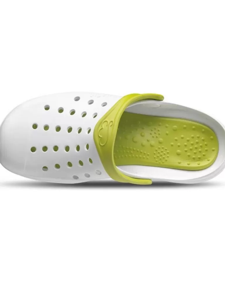 FELIZ CAMINAR Zuecos De Mujer Y Hombre Zuecos Sanitarios Kinetic - Blanco Outlet