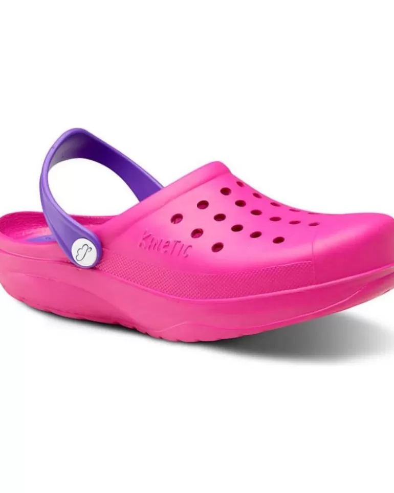 FELIZ CAMINAR Zuecos De Mujer Y Hombre Zuecos Sanitarios Kinetic - Rosa New