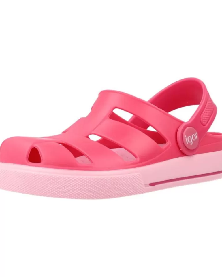 IGOR Zuecos De Niña S10284 Rosa Fashion