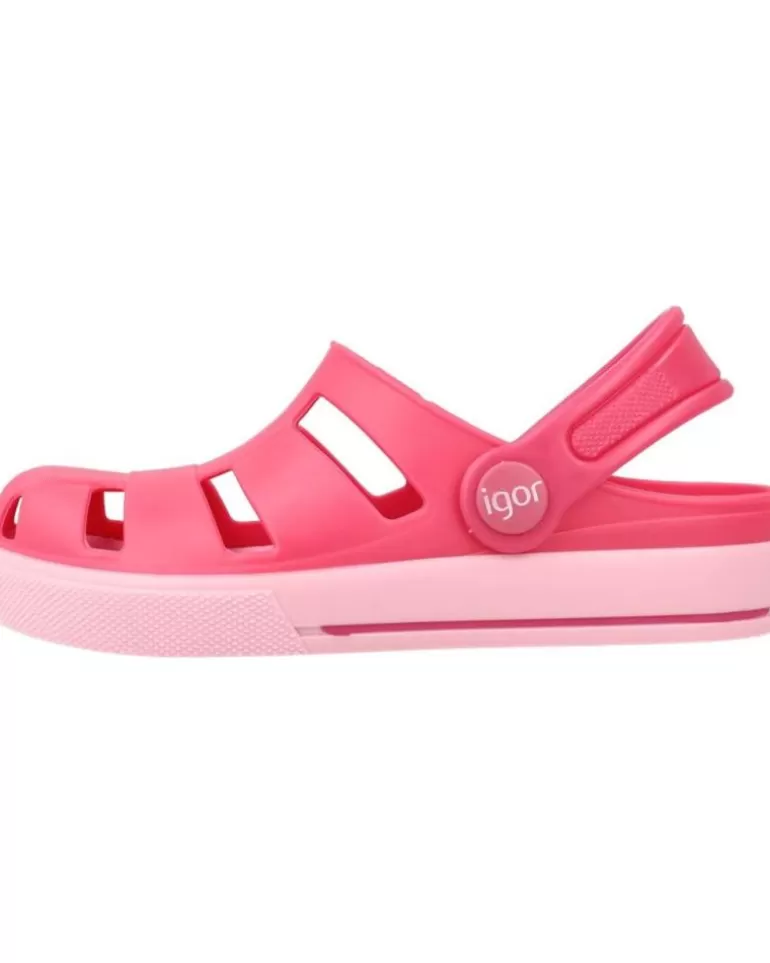 IGOR Zuecos De Niña S10284 Rosa Fashion