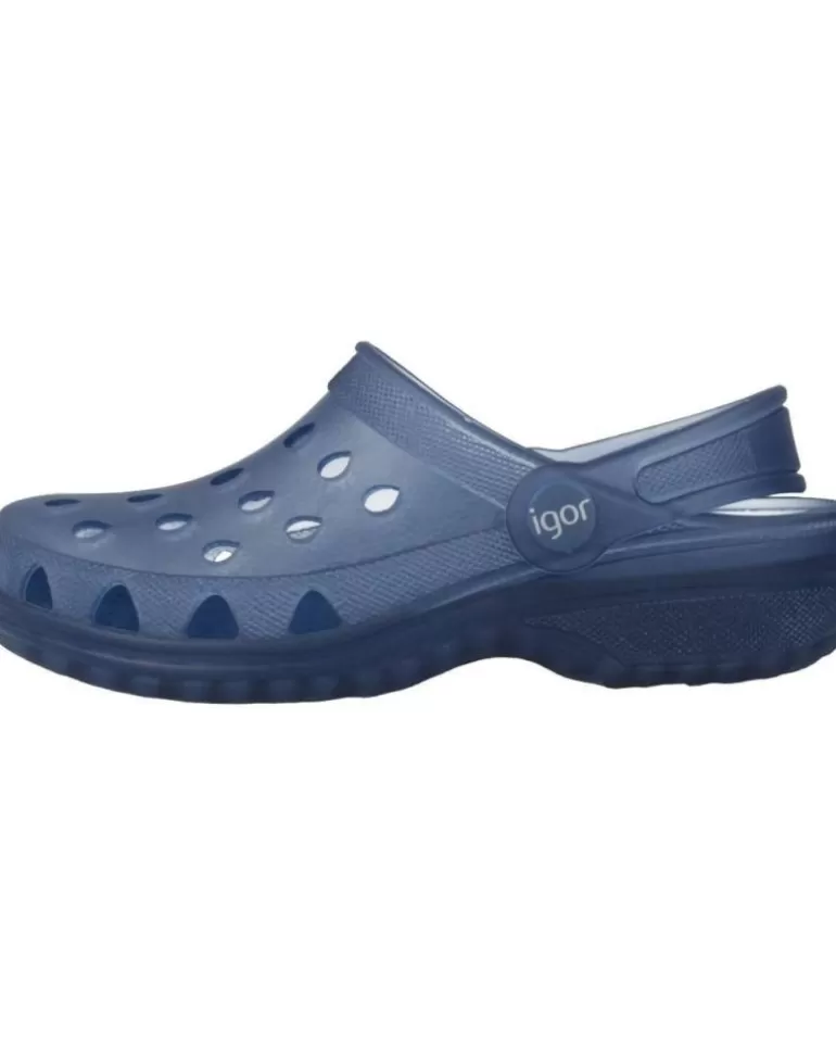 IGOR Zuecos De Niña Y Niño S10226 Azul Cheap