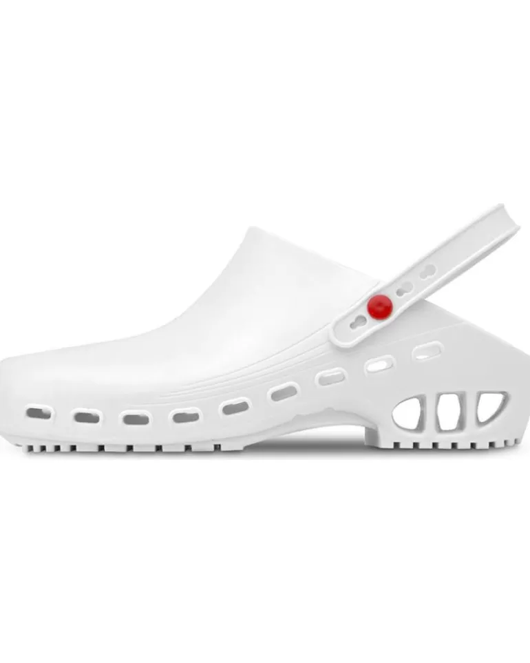 SAGUY’S Zuecos Saguy'S De Mujer Y Hombre Y Niña Zueco De Trabajo Saguys Professional 21016 Blanco Flash Sale