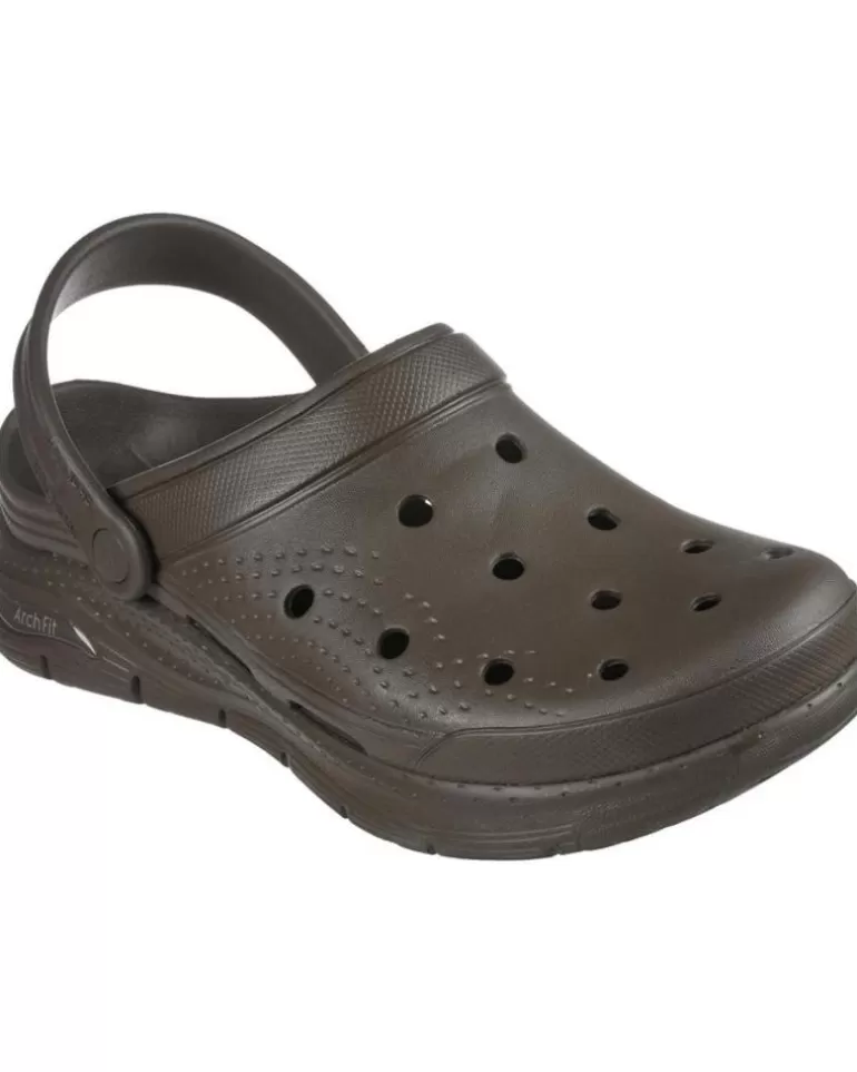 SKECHERS Zuecos De Hombre Sandalias 243160 Kaki Verde Cheap