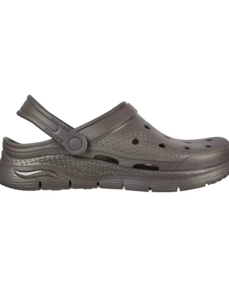 SKECHERS Zuecos De Hombre Sandalias 243160 Kaki Verde Cheap
