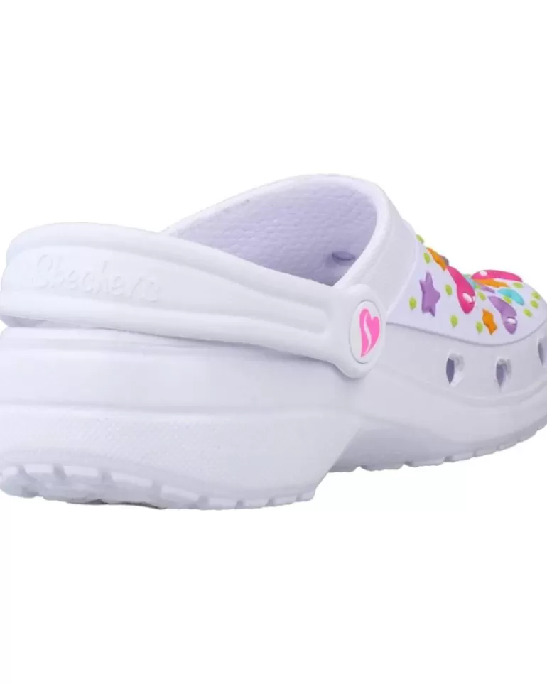 SKECHERS Zuecos De Niña Heart Charmer-Unicorn Delig Blanco Sale