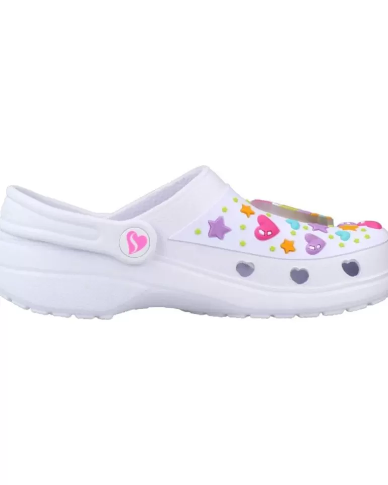 SKECHERS Zuecos De Niña Heart Charmer-Unicorn Delig Blanco Sale