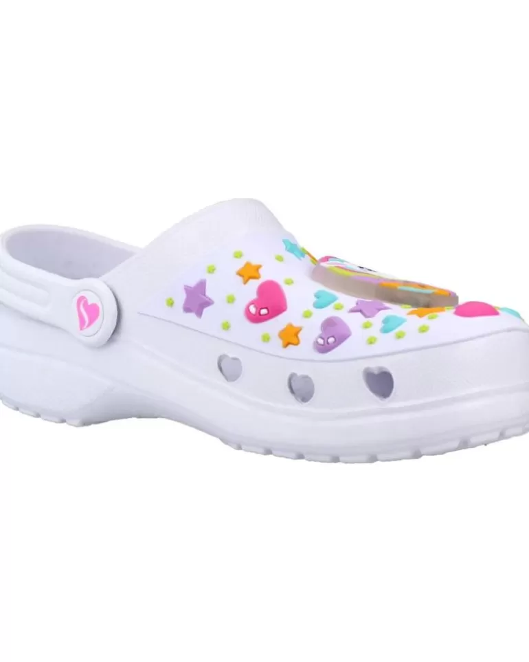 SKECHERS Zuecos De Niña Heart Charmer-Unicorn Delig Blanco Sale