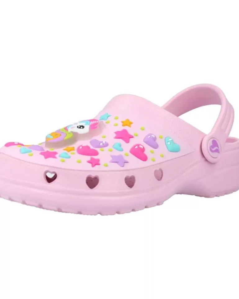 SKECHERS Zuecos De Niña Heart Charmer-Unicorn Delig Rosa Hot
