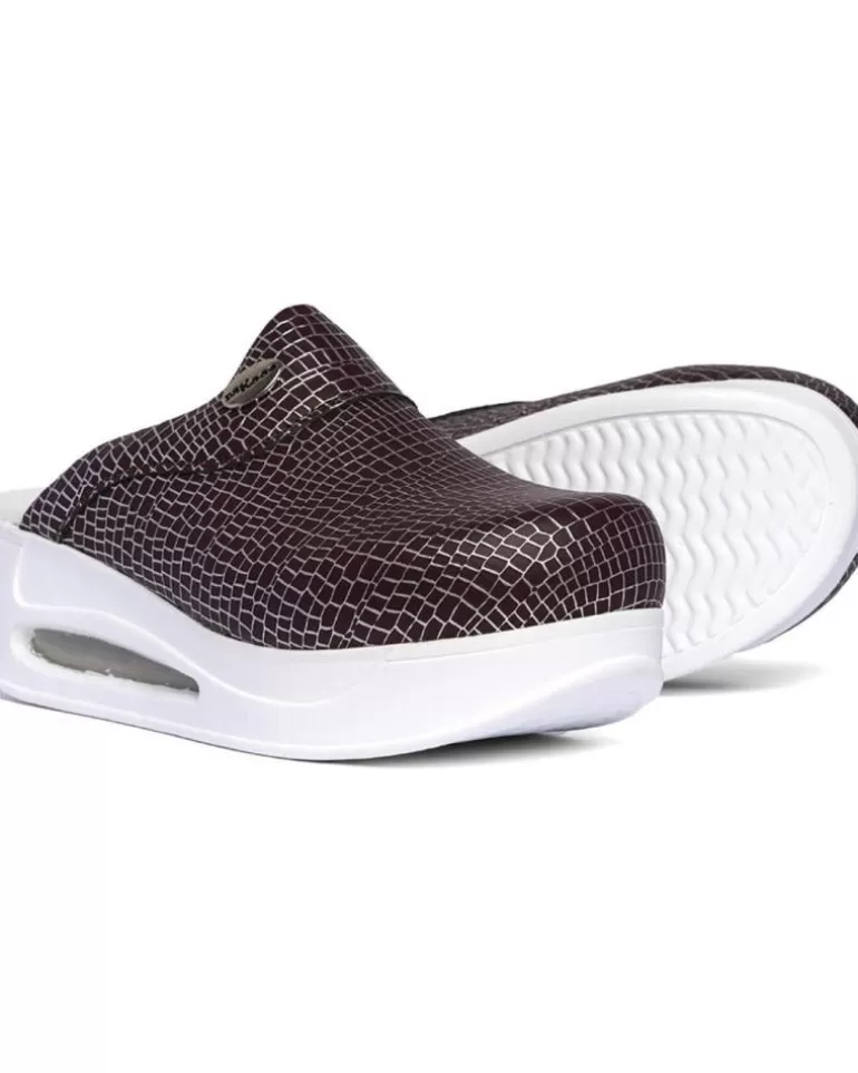 ZUEKOOS Zuecos De Mujer Zueco Milano Closed Airmax Burdeos Hot