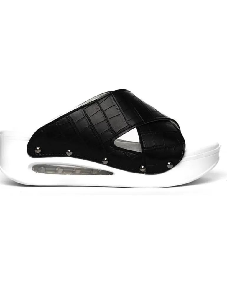 ZUEKOOS Zuecos De Mujer Zueco Tiras Cruzadas Airmax 03-Iowa Negro Flash Sale