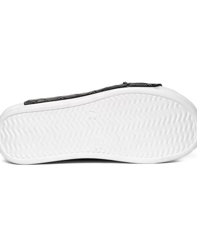 ZUEKOOS Zuecos De Mujer Zueco Tiras Cruzadas Airmax 03-Iowa Negro Flash Sale